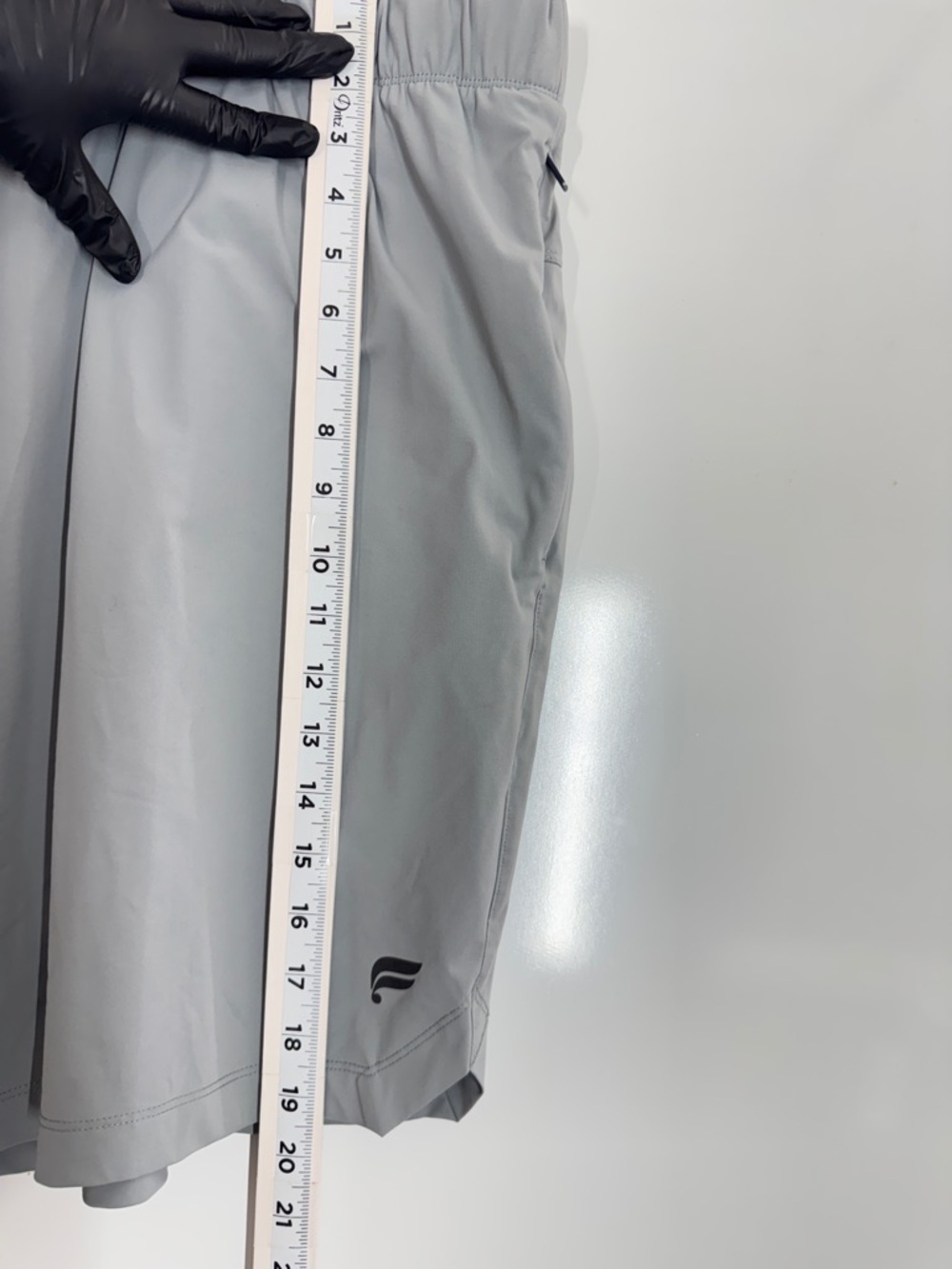 Fabletics Men’s Gray Athletic Shorts Drawstring Waist Performance Sz 3XL Active - Picture 7 of 7
